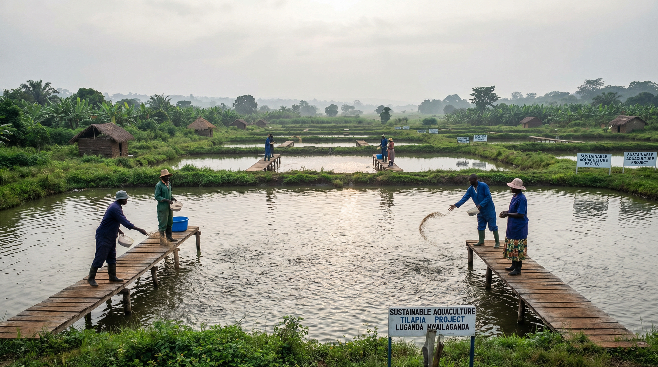 Fish Farming Ponds