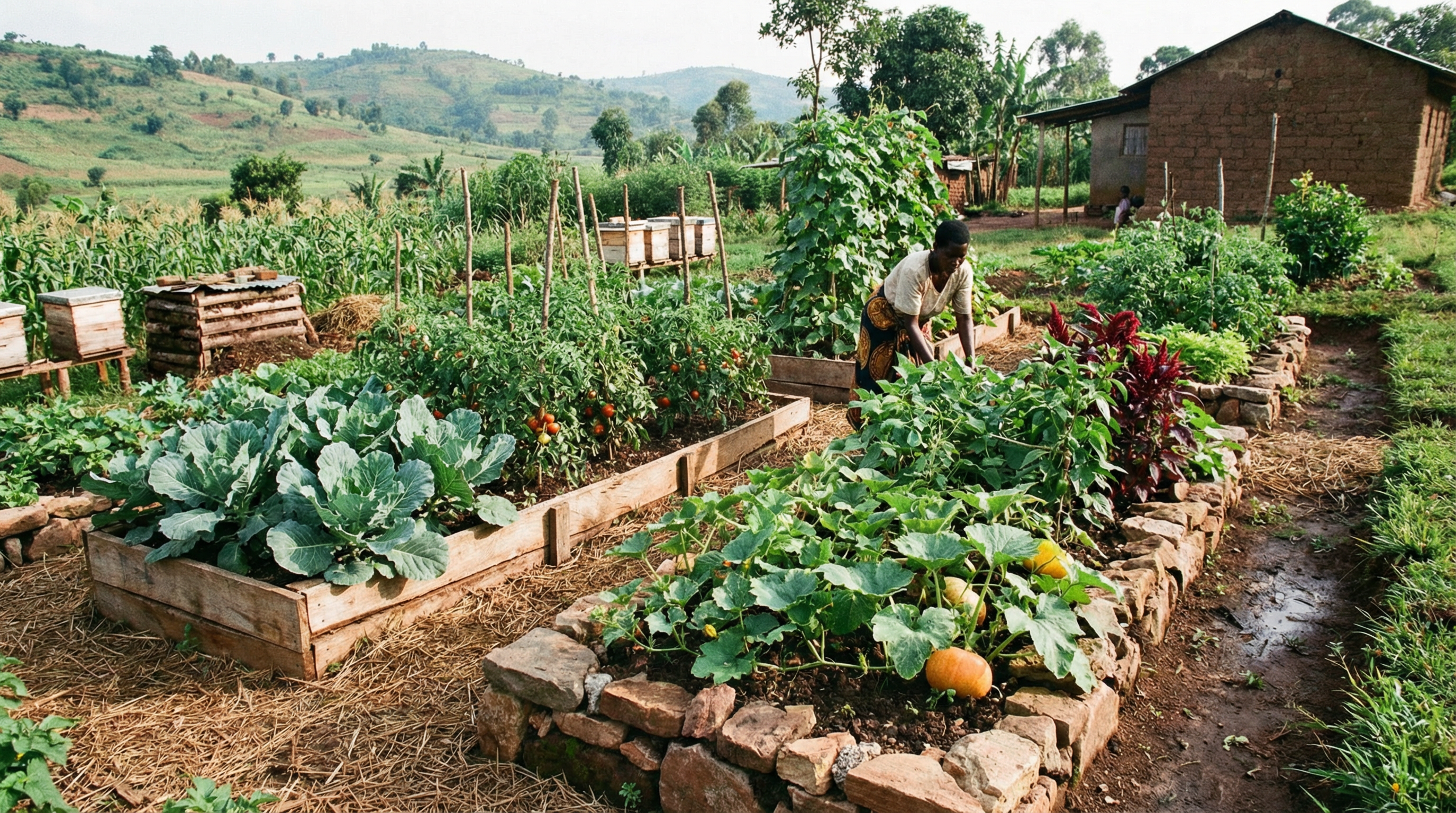 Organic Vegetable Garden